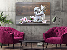 Obraz na stenu Anjel strážny ( Angel guardian sleeping ).